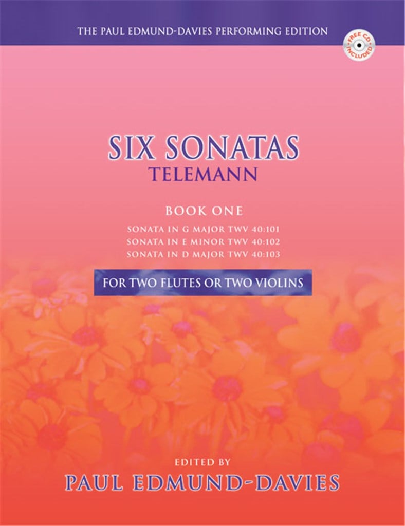 Telemann Six Sonatas for Two Flutes - Book One